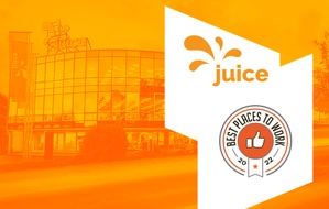 Juice Technology AG: Comunicato stampa - Non c'è due senza tre: Juice Technology vince per la terza volta il premio «Best Places to Work»