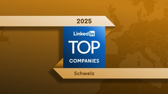 LinkedIn: LinkedIn Top Companies 2025: Das sind die attraktivsten Arbeitgeber in der Schweiz