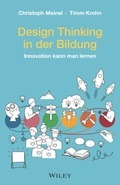 Neuerscheinung: "Design Thinking in der Bildung: Innovation kann man lernen"/ Einladung zur Buchpräsentation am 9. November