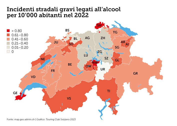 Aumento del 19% degli incidenti gravi dovuti all